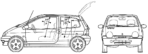 Bil Renault Twingo 2004
