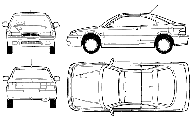 Bil Rover 220 Coupe 1994