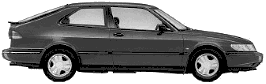 Auto  Saab 9-3 3-Door