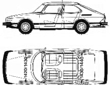 Кола Saab 900 3-Door 1984