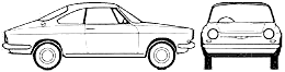 Auto  Simca 1000 Coupe 1962