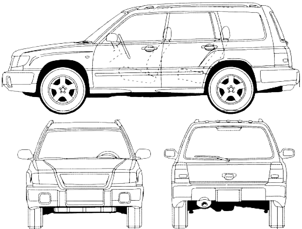 Кола Subaru Forester 1997