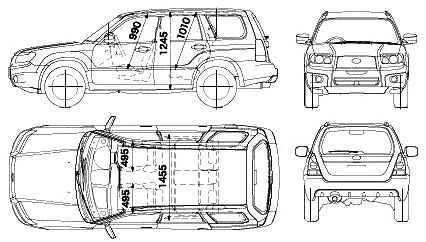 Bil Subaru Forester 2005