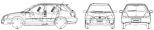 Bil Subaru Impreza Wagon 2005