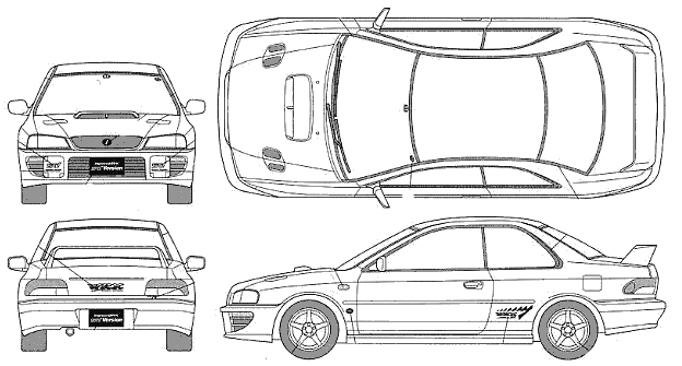 Bil Subaru Impreza WRX STi