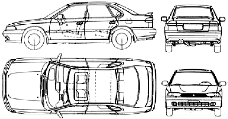 Bil Subaru Legacy 1994