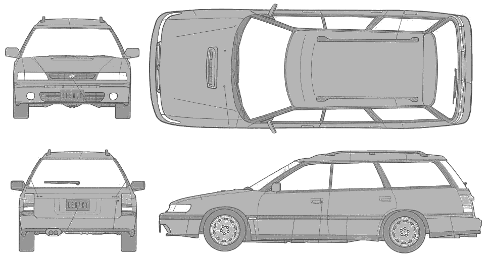 Bil Subaru Legacy Touring Wagon