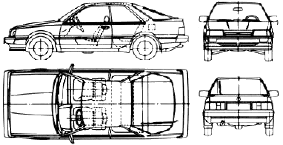 Bil Subaru Leone Coupe 1800 1988