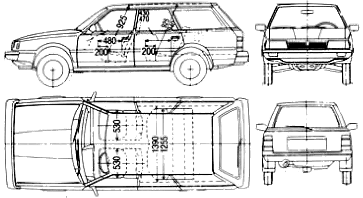 Bil Subaru Leone Wagon 1800 1988
