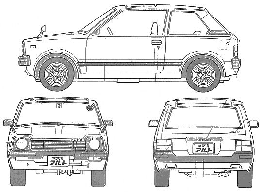 Кола Suzuki Alto 1981