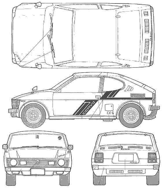 Bil Suzuki Cervo X G 1981