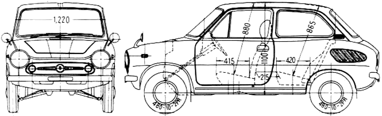 Кола Suzuki Fronte 360