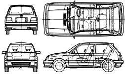 Bil Suzuki Swift Mk1 3-Door GT
