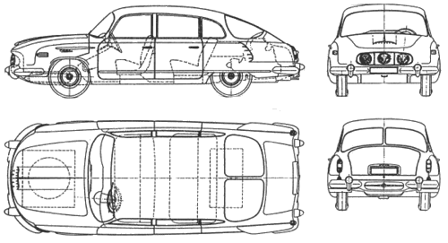 Bil Tatra 603 1958