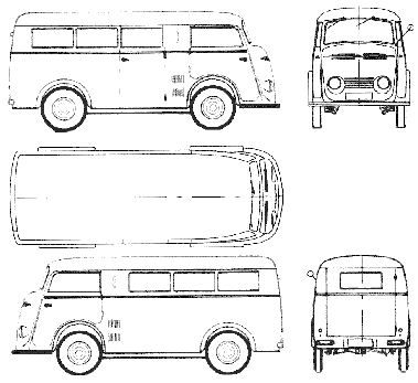 Bil Tempo Matador 1000 Microbus 1952