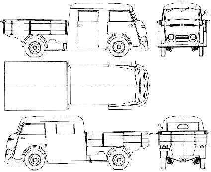 Bil Tempo Matador 1000 Twin Cab 1952