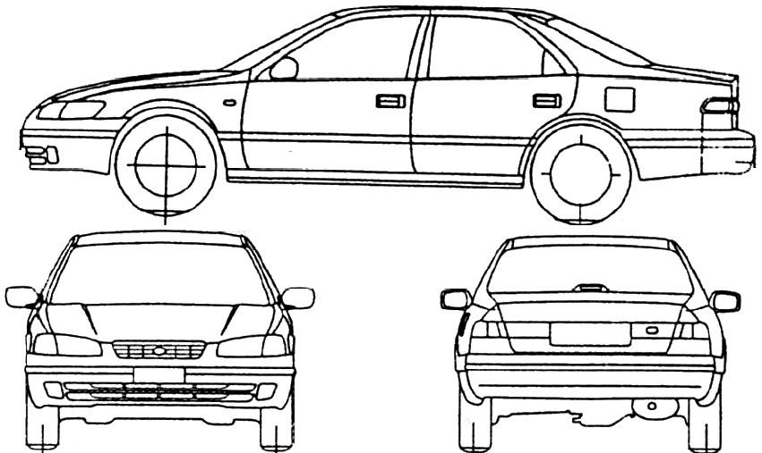 Bil Toyota Camry 1997