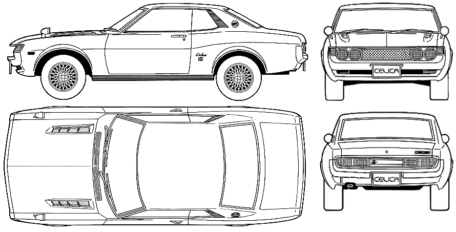 Bil Toyota Celica 1600GT 1973