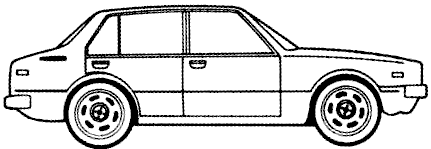 Bil Toyota Corolla 4-Door 1975