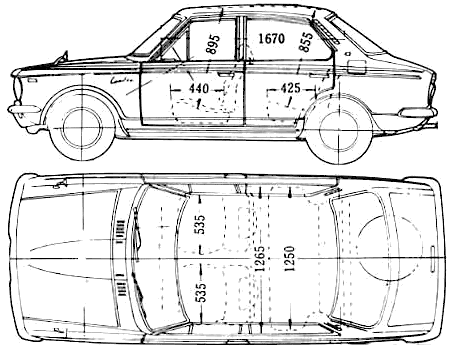 Bil Toyota Corolla Mk. I 4-Door 1970