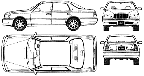 Bil Toyota Crown 3.0 Royal Saloon G-4 
