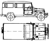 Bil Toyota Land Cruiser BJ45 Station Wagon 1980