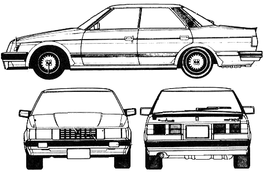 Bil Toyota Mark II 1984