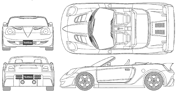 Bil Toyota MR2 S Veilside