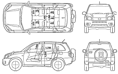Bil Toyota Rav4 5-Door 2005