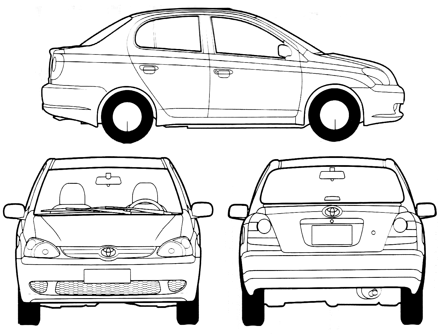 Bil Toyota Yaris 2006
