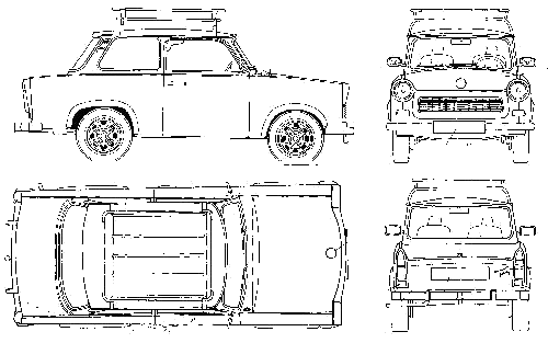 Bil Trabant 601S