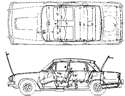 Bil Triumph 2.5 PI 1969a