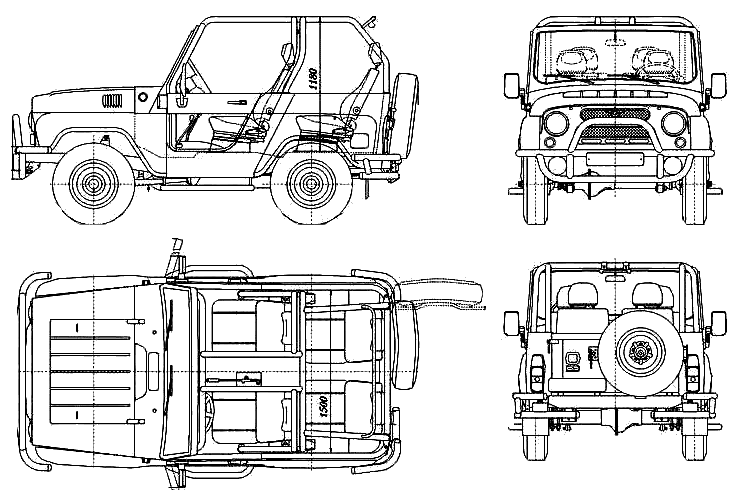 Bil UAZ-3150