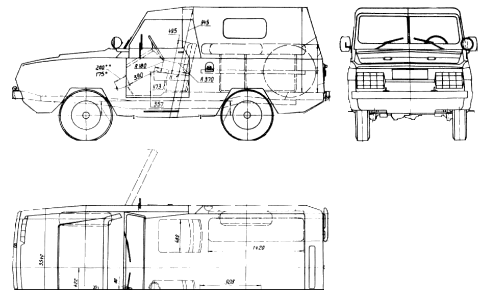 Auto  UAZ-3907