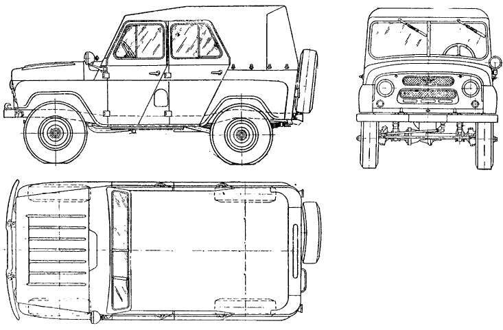 Bil UAZ-469 
