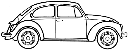 Bil Volkswagen Beetle 1302 1974