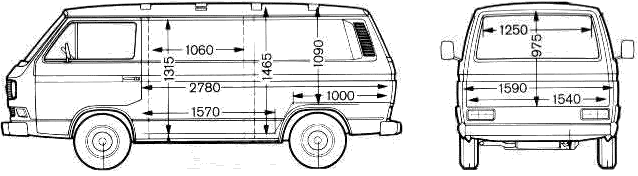 Bil Volkswagen Caravelle Van