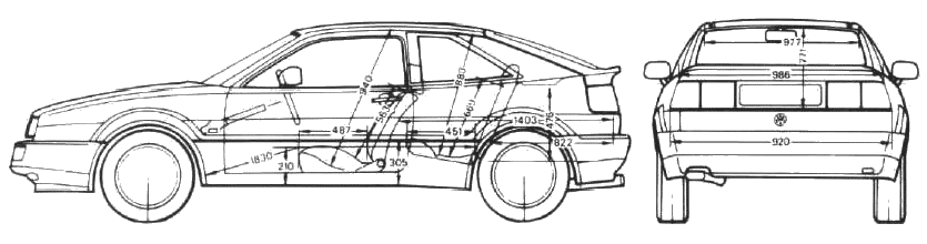 Bil Volkswagen Corrado