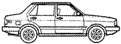 Кола Volkswagen Gol 1987