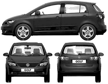 Bil Volkswagen Golf Plus 2005