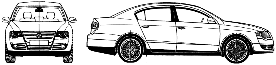 Bil Volkswagen Passat Mk.V 2005 