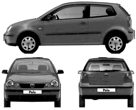 Кола Volkswagen Polo 3-Door 2006 