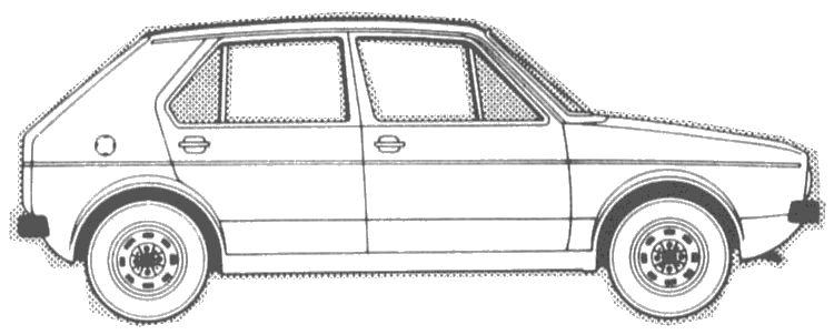 Кола Volkswagen Golf Mk. 1 (5-door)