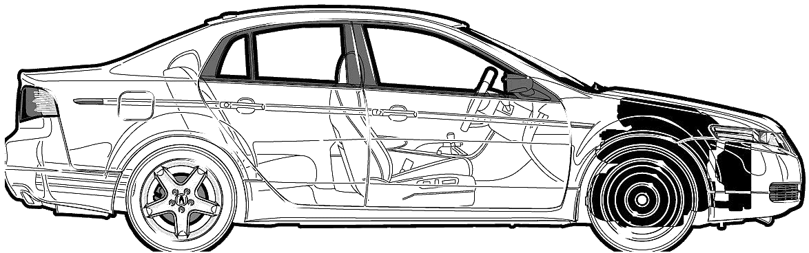 Кола Acura TL 2004