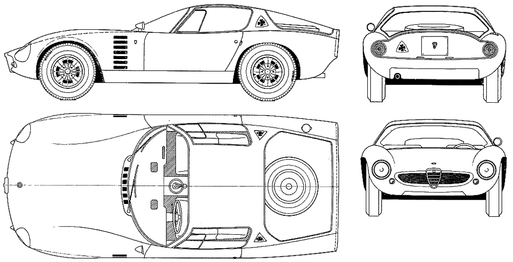 Кола Alfa Romeo 1600 GTZ