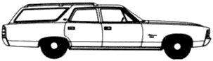 Кола AMC Ambassador SST Station Wagon 1971