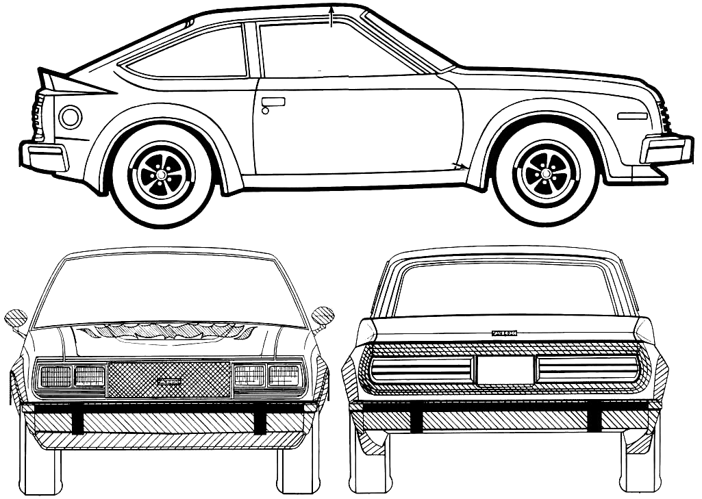 Кола AMC AMX 1980