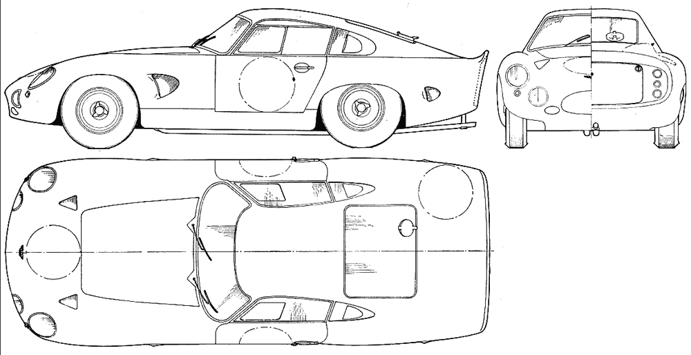 Кола Aston Martin Type 215 Zagato