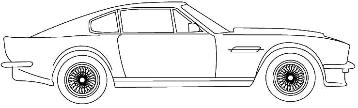 Кола Aston Martin V8 Vantage 1973-89 