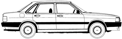 Кола Audi 80 4-Door 1985